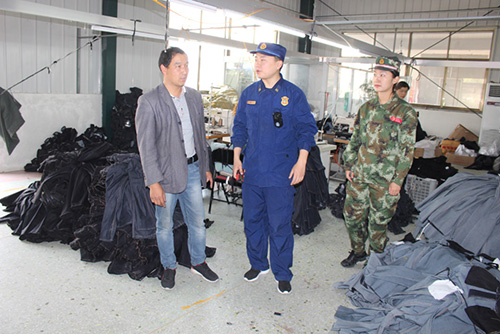 5月58日，消防大队深入辖区加工企业开展消防安全检查。.jpg